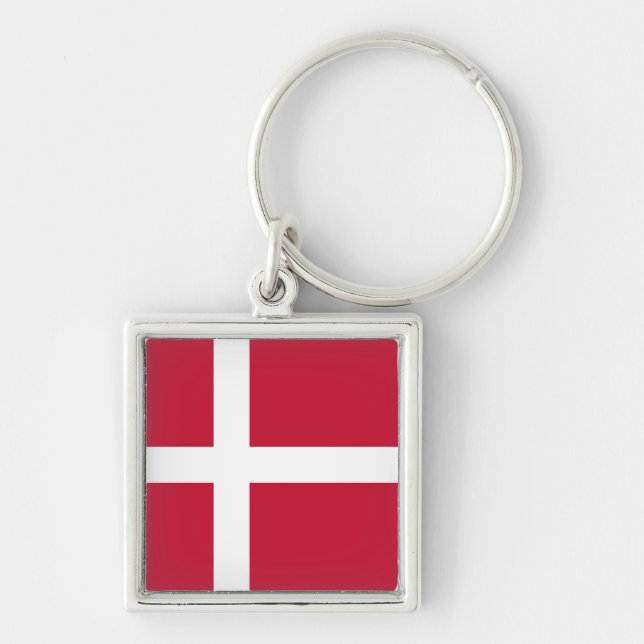 Drapeau Danemark Keychain (Front)