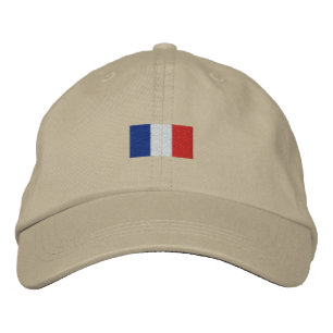 Drapeau de la France chapeau - Allez Les Bleus! Embroidered Baseball Hat