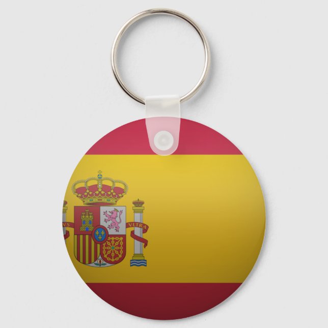 Drapeau de l'Espagne. Keychain (Front)