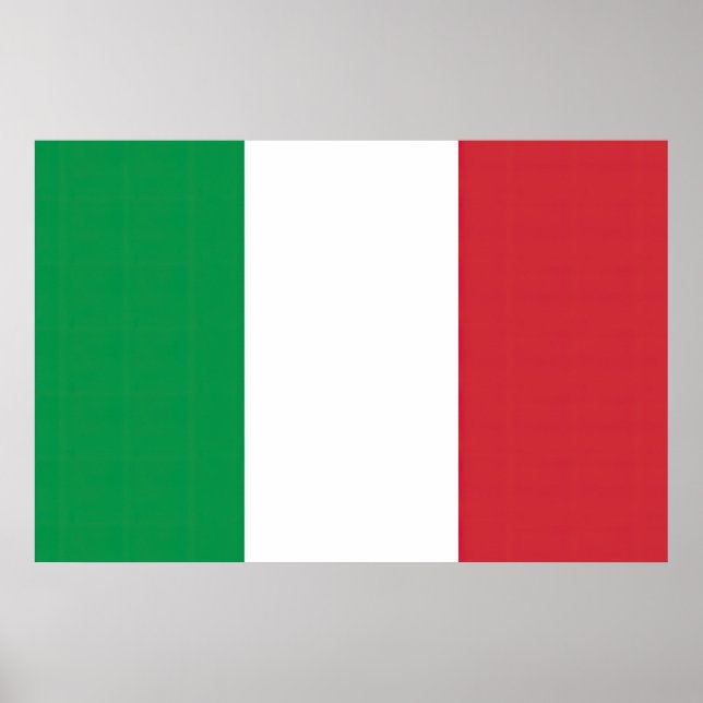 Drapeau Italie Tricolore Poster (Front)