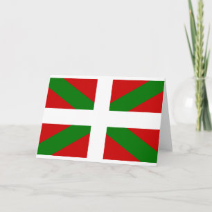 Drapeau pays Basque euskadi Card