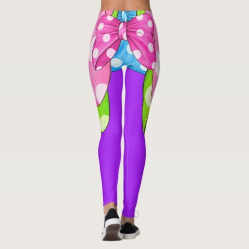 Draped Illusion and Bows Pop Fashion Leggings