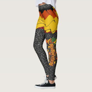 Draped ILLUSION German Oktoberfest Pop Leggings