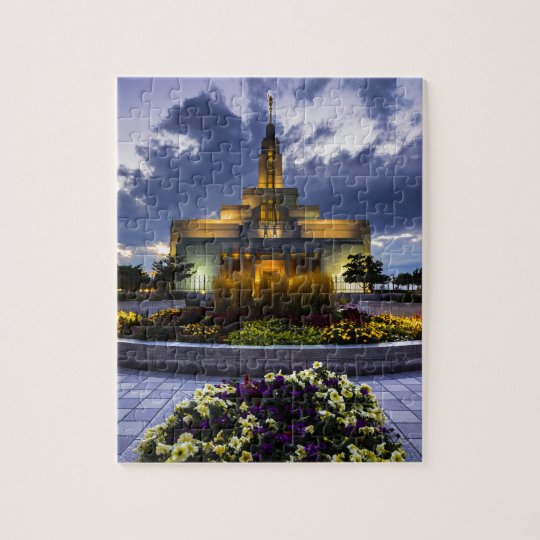 Draper Mormon Lds Temple Utah Jigsaw Puzzle