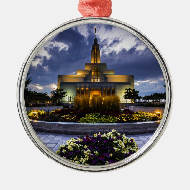 Draper Mormon Lds Temple - Utah Metal Ornament (Front)