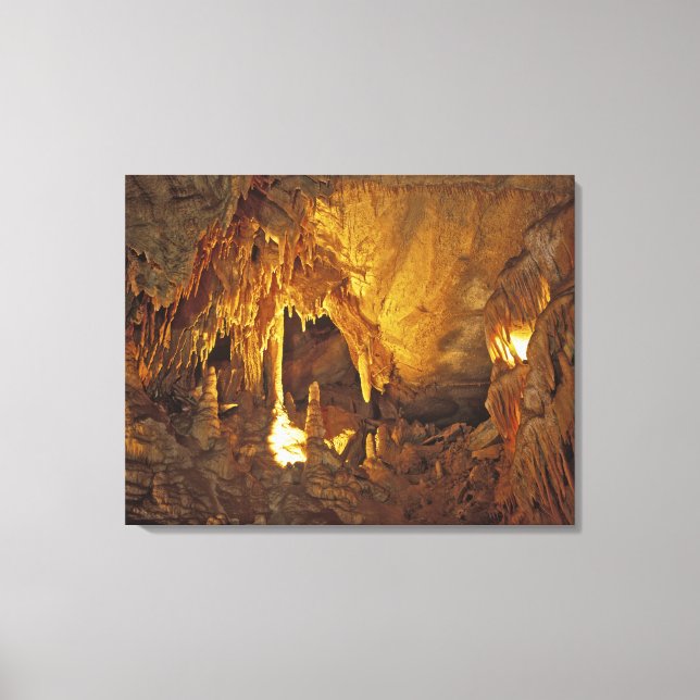 Drapery Room, Mammoth Cave National Park, Canvas Print (Front)