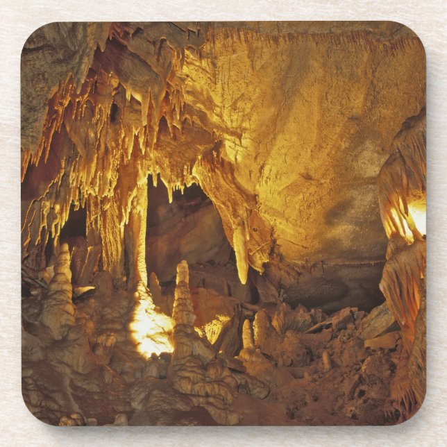 Drapery Room, Mammoth Cave National Park, Coaster (Front)