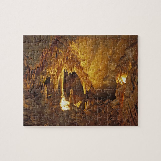 Drapery Room, Mammoth Cave National Park, Jigsaw Puzzle (Horizontal)