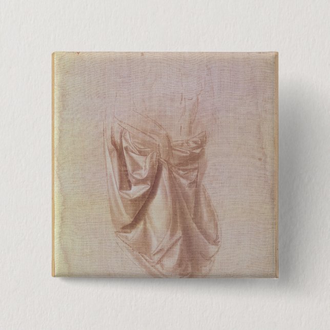 Drapery study pinback button (Front)