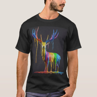 Drapes in Deer Colors: Natural Elegance and Calm T-Shirt