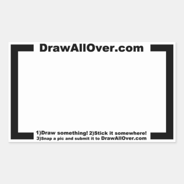 Draw All Over Sticker (Front)