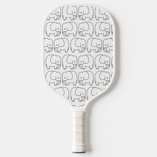 Draw Baby Elephant Pickleball Paddle