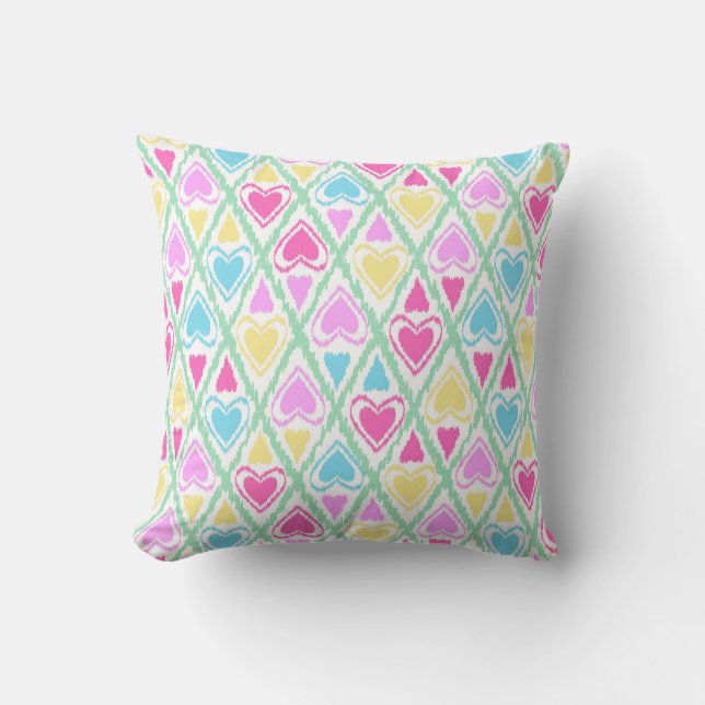 Draw heart, heart, love, Valentine's day, wedding Throw Pillow (Front)