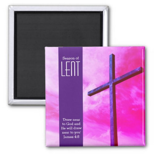 DRAW NEAR TO GOD Lenten Easter Magnet