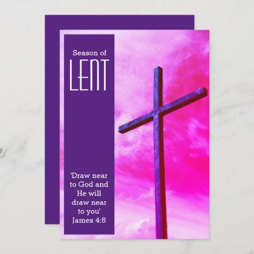 Draw Near To God Lenten Holiday Card