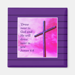 Draw Near To God Lenten Magnet