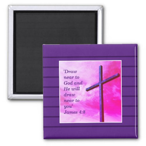Draw Near To God Lenten Magnet