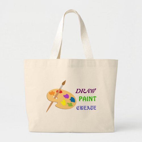 Draw Paint Creat artist palette art bag