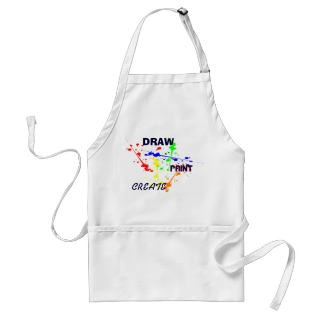 Boho Rainbow Custom Aprons for Toddler Girls, Boys, Adults