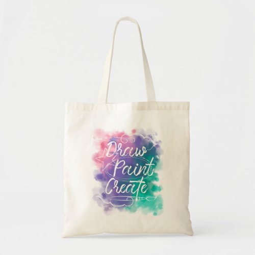 Draw Paint Create Tote Bag