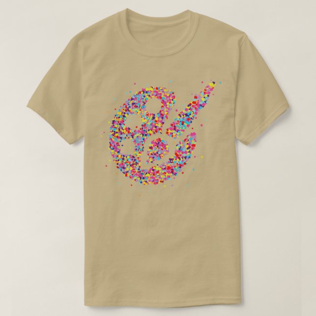 Draw Painter Artwork T-Shirt (Design Front)