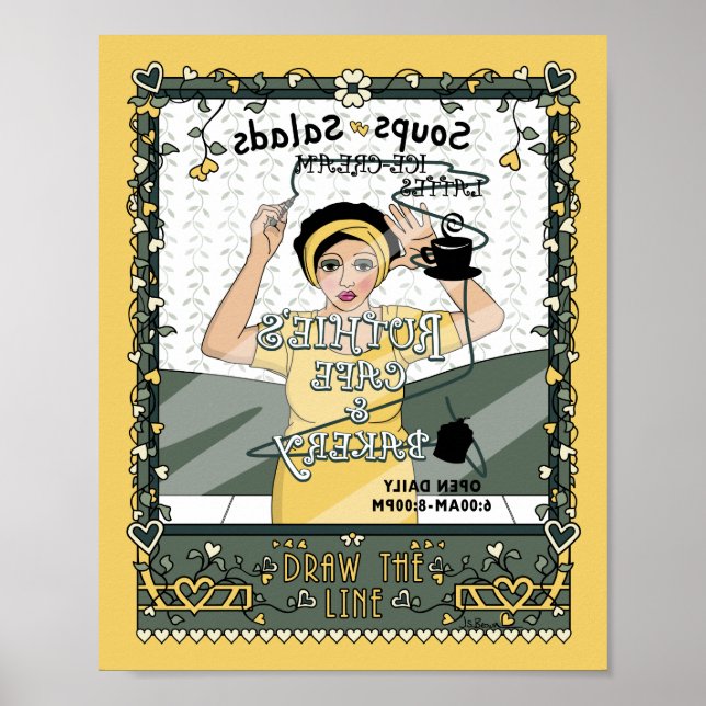 Draw the Line_C_8x10 Poster (Front)