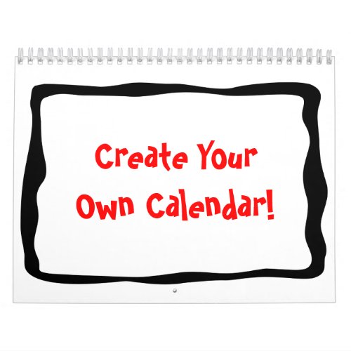 Draw Your Own Calendar