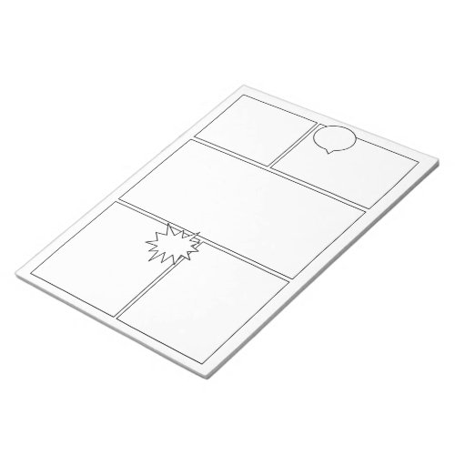 Draw Your Own Comics _ Blank Panel Templates Notepad