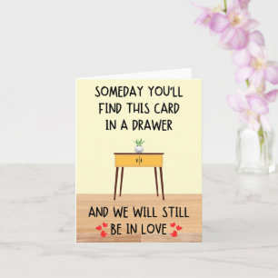 Drawer Anniversary Love Card