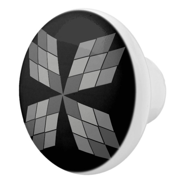 Drawer Pulls - Diamond Petals (Right)