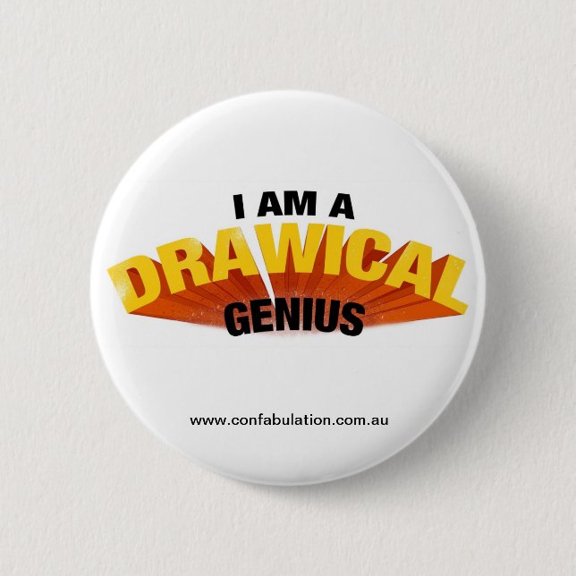 Drawical Badge Pinback Button (Front)