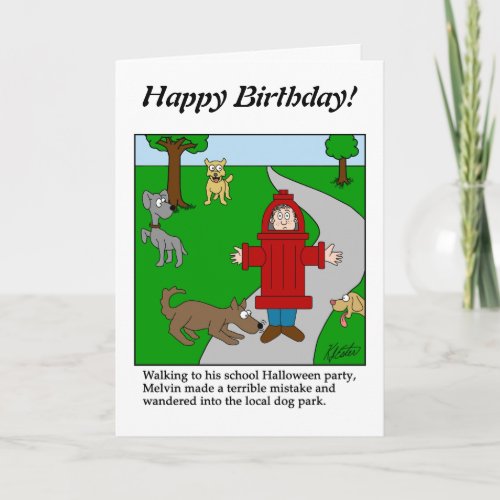 Drawing a Blank _ Dog Park _ Customize it Card