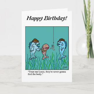 Drawing a Blank - Mafia Fish - Customize it Card