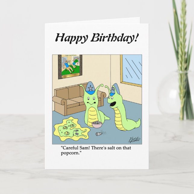 Drawing a Blank - Slugs and Salt - Customize it Card (Front)