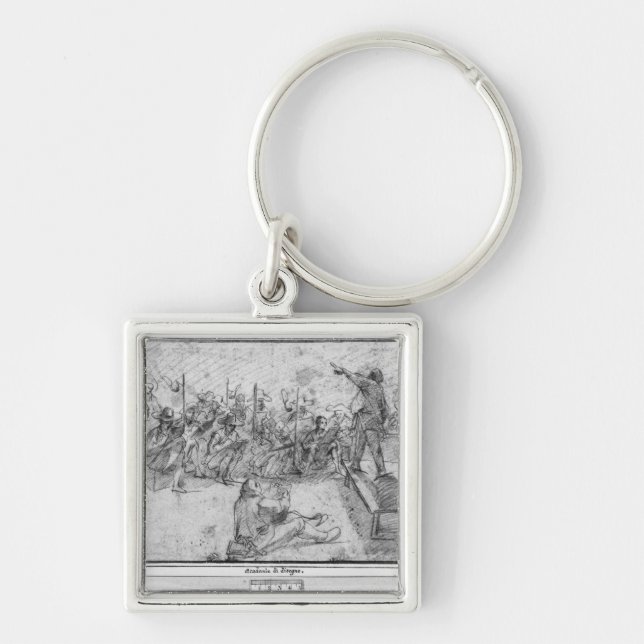 Drawing academy keychain (Front)