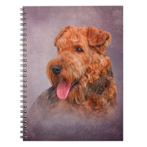 Drawing Airedale Terrier dog Medium Gift Bag Mouse Notebook