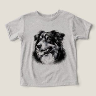 Drawing Australian Shepherd Toddler T-shirt