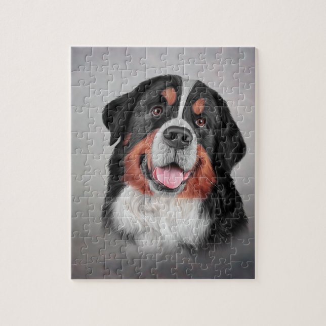 Drawing Bernese Mountain Dog Jigsaw Puzzle (Vertical)