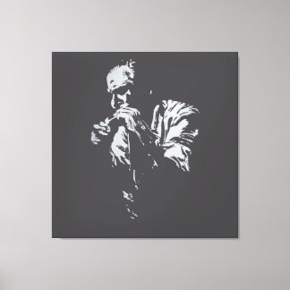 Drawing Charles Bukowski Canvas Print