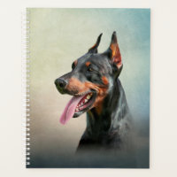 Drawing Doberman dog