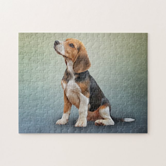 Drawing Dog Beagle 7 Jigsaw Puzzle (Horizontal)