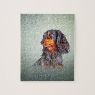 Drawing Dog breed dachshund Jigsaw Puzzle