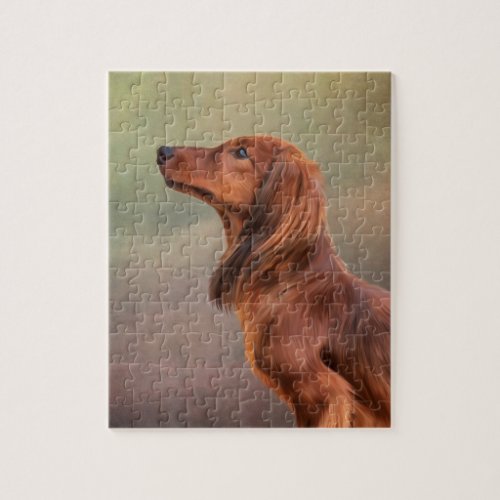 Drawing Dog breed dachshund Jigsaw Puzzle