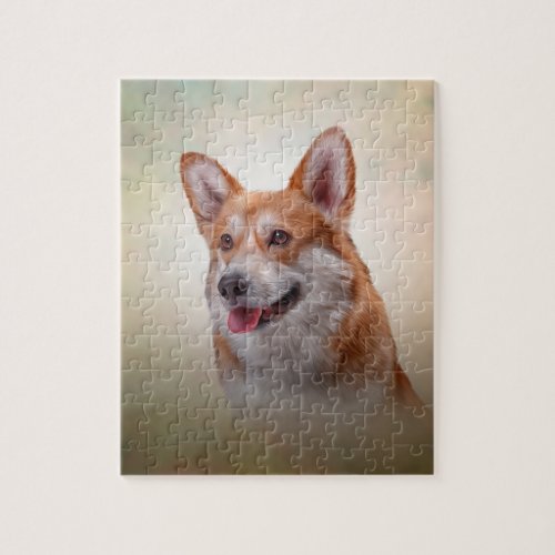 Drawing Dog breed Welsh Corgi Jigsaw Puzzle