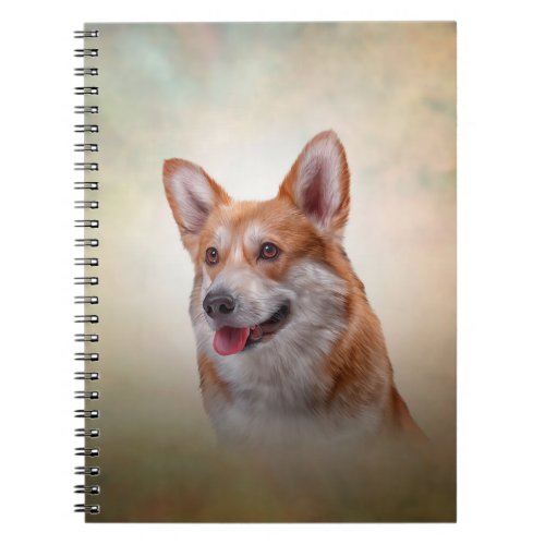 Drawing Dog breed Welsh Corgi Notebook