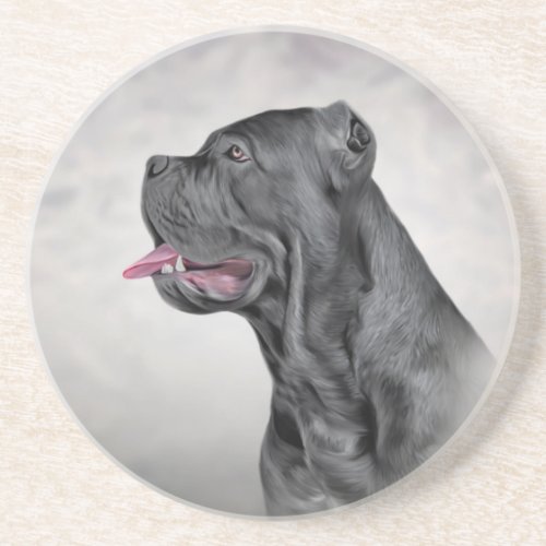 Drawing dog Cane Corso _ Italian Mastiff 12 Coaster