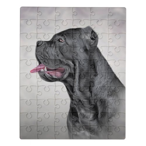 Drawing dog Cane Corso _ Italian Mastiff Jigsaw Puzzle