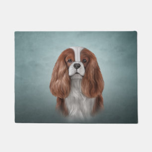 Drawing Dog Cavalier King Charles Spaniel Doormat