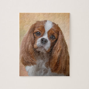 Drawing Dog Cavalier King Charles Spaniel Jigsaw Puzzle