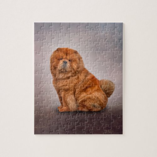 Drawing dog chow chow jigsaw puzzle